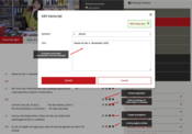 Functions of the development platform 4: Transcript view with editing options
