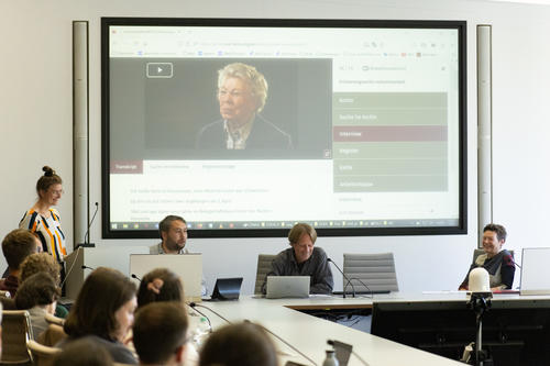 Panel "Die Vielfalt der Archive" beim Eröffnungs-Workshop von Oral-History.Digital